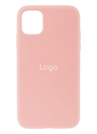Чехол для iphone 11 silicone case full size aa  цвет 12 pink1 фото