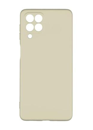 Чехол full case tpu+silicone touch no logo для samsung m53 5g цвет 11, ivory