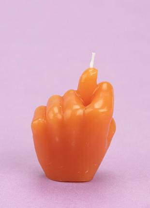 Декоративна свічка фігурна дуля 13016 (телесний)4 фото