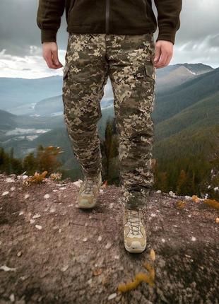 Зимние тактические штаны пиксельные omni-heat, военные штаны рип-стоп для военнослужащих