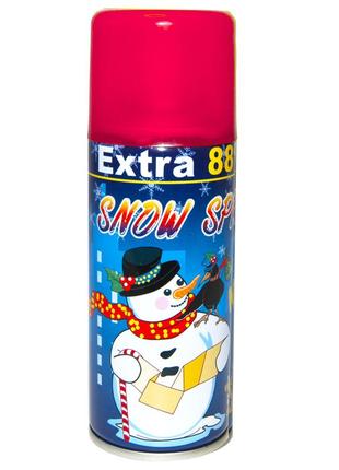 Снег искусственный snow spray (250 мл) розовый