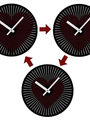 Часы сердце пульсирующее4 фото