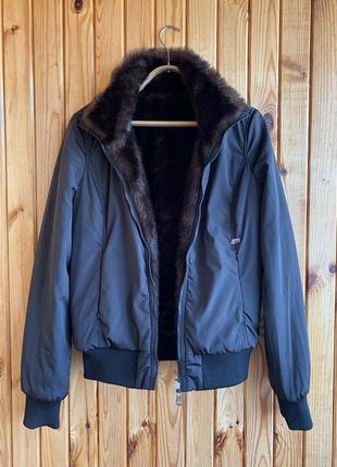 Двухстороння куртка на меху