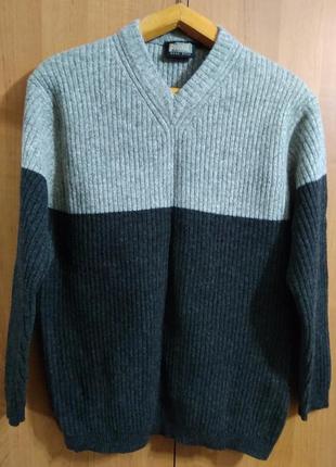 Натуральный шерстяной пуловер pigdor mens style свитер2 фото