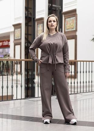 Костюм muar лавлі 56 мокко 0403