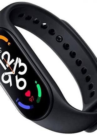 Фитнес браслет fitpro smart band m7 (смарт часы, пульсоксиметр, пульс). цвет: черный3 фото