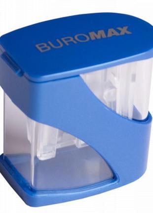 Точилка buromax master twist большая с контейнером 2 отверстия (bm.4777)1 фото