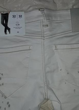 Чоловічі джинси з модним ефектом "бризок" the slim c&a5 фото