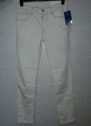 Мужские джинсы с модным эффектом "брызг" the slim c&a