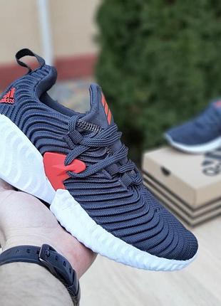 Жіночі кросівки adidas alphabounce instinct сірі з помаранчевим знижка sale | smb