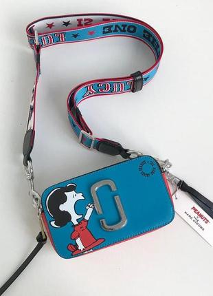 Жіноча сумка в стилі marc jacobs snapshot snoopy (снупі)