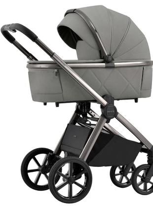 Дитяча універсальна коляска 2в1 omega 2 в 1 superb grey2 фото