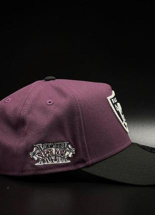 Оригинальная коричневая кепка new era las vegas raiders two-tone dark purple4 фото