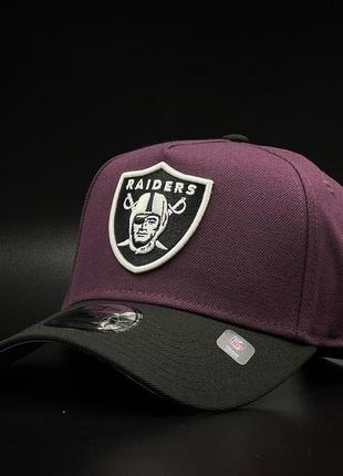 Оригинальная коричневая кепка new era las vegas raiders two-tone dark purple2 фото