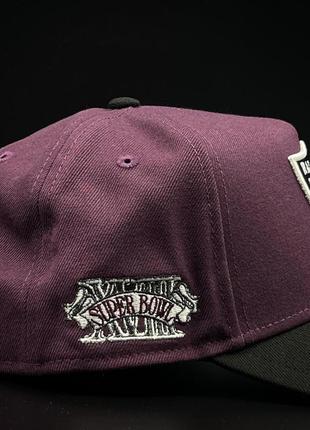 Оригинальная коричневая кепка new era las vegas raiders two-tone dark purple6 фото