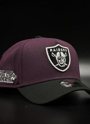 Оригінальна коричнева кепка new era las vegas raiders two-tone dark purple