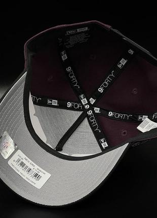 Оригинальная коричневая кепка new era las vegas raiders two-tone dark purple9 фото