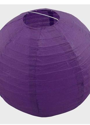 Декор подвесной шар (35см) фиолетовый
