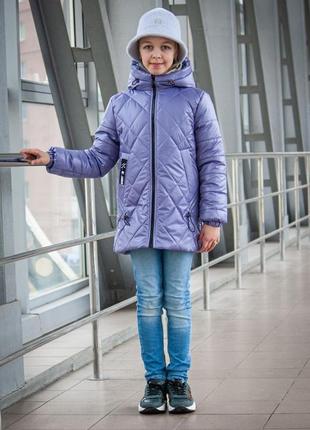 Підліткова куртка демісезонна на дівчинку , розміри на зріст 128 – 152 см