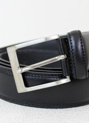 Bosswik классический черный кожаный ремень