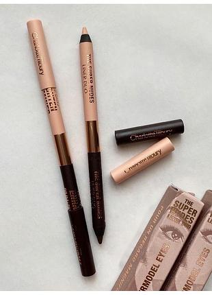 Двусторонний карандаш для глаз charlotte tilbury super nudes liner duo