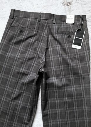 Стильные стрейчевые брюки слегка зауженные к низу, 48?-50-52?, jack&jones5 фото