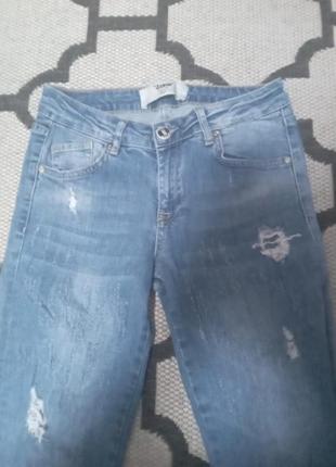 Шикарные стрейчевые джинсы женские в идеале,размер l2 фото