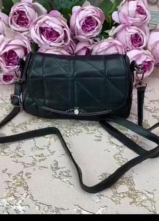 Сумочка прес шкіра