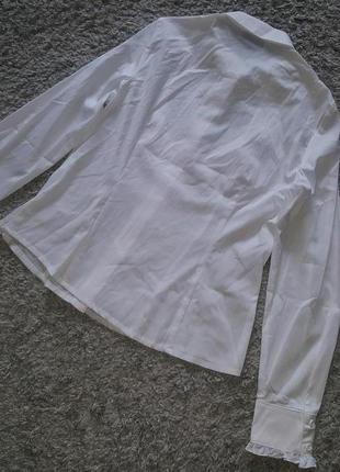 Новая,фирменная,стильная,итальянская,котоновая блуза-рубашка donna giovane2 фото