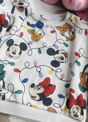 Disney кофта на флисе #свитшот с микки маусом #худи4 фото