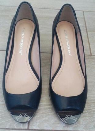 Cтильные кожаные туфли carlo pazolini р.37