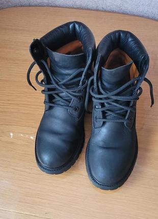 Кожаные ботинки ,на шнурках, оригинал5 фото