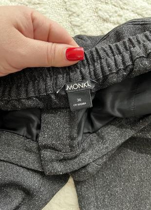 Женские высокие брюки monki zara bershka6 фото