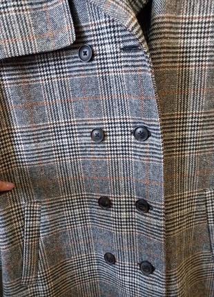 Пальто, плащ, тренч,пальто в клітинку