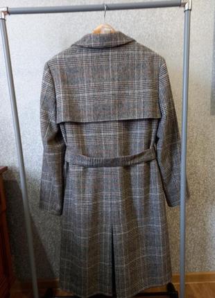 Пальто, плащ, тренч,пальто в клітинку