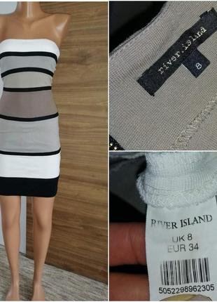 Сукня бандажна river island розмір 8 (xs, s)