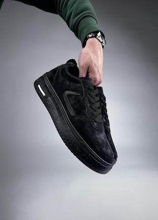 Черные и серые кеды из нубука🖤🩶