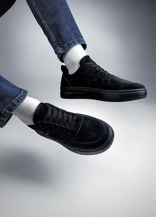 Черные и серые кеды из нубука🖤🩶