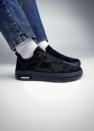 Черные и серые кеды из нубука🖤🩶