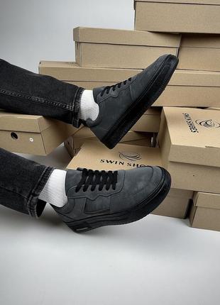 Черные и серые кеды из нубука🖤🩶