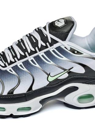 💥nike air max plus tn white silver💥5 фото