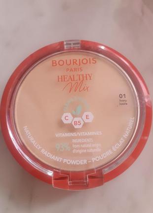 Шикарная пудра от bourjois тон 01 оригинал  франция1 фото