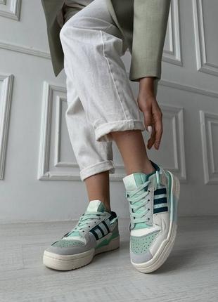 Кроссовки adidas forum turquoise3 фото