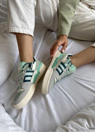 Кроссовки adidas forum turquoise2 фото