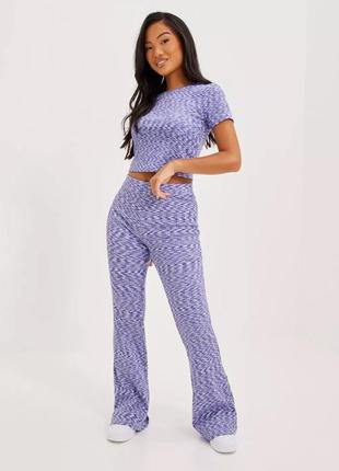 Трикотажные расклешеные брюки only carmakoma, xxxl