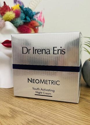 Оригинальный ночной крем для лица dr. irena eris neometric youth activating night cream