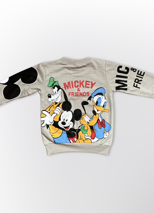 Детский комплект "mickey mouse" (лонгслив + штаны) для мальчика zarа2 фото
