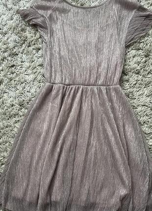 Платье блестящее короткое