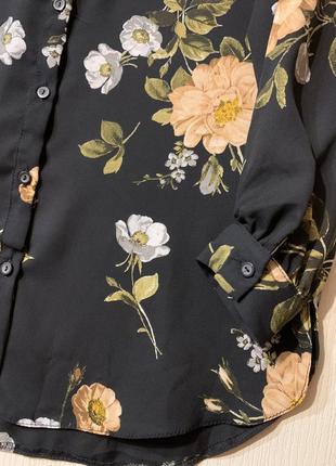 Рубашка блузка в цветы 48-52 (20)6 фото