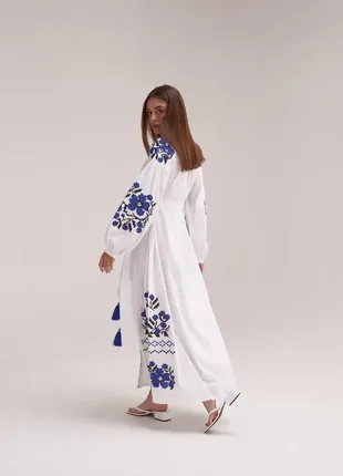 Розкішна вишита сукня в стилі бохо (колір в асортименті) вишиванка3 фото